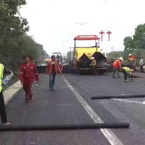 安徽合肥肥西縣繞城路玻纖格柵施工